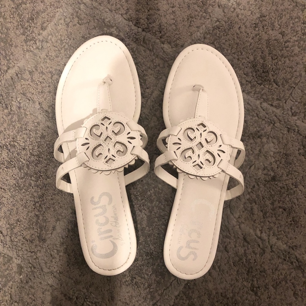 9.5 White Sandals